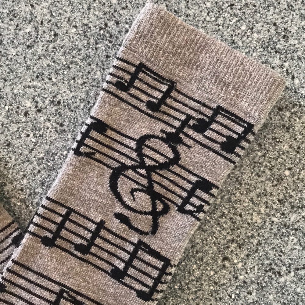 So cute!! Music Design Socks - Picture 3 of 4